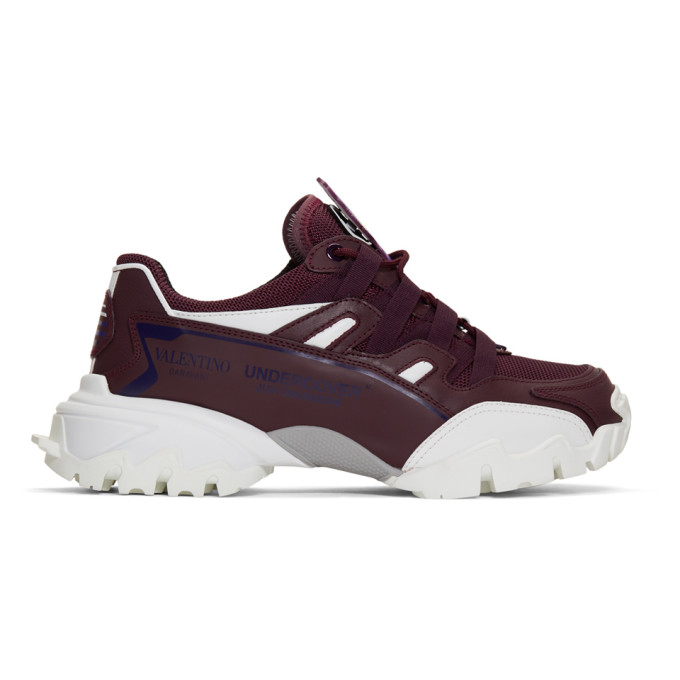 VALENTINO GARAVANI VALENTINO BURGUNDY VALENTINO GARAVANI UNDERCOVER EDITION UFO VLOGO CLIMBERS trainers