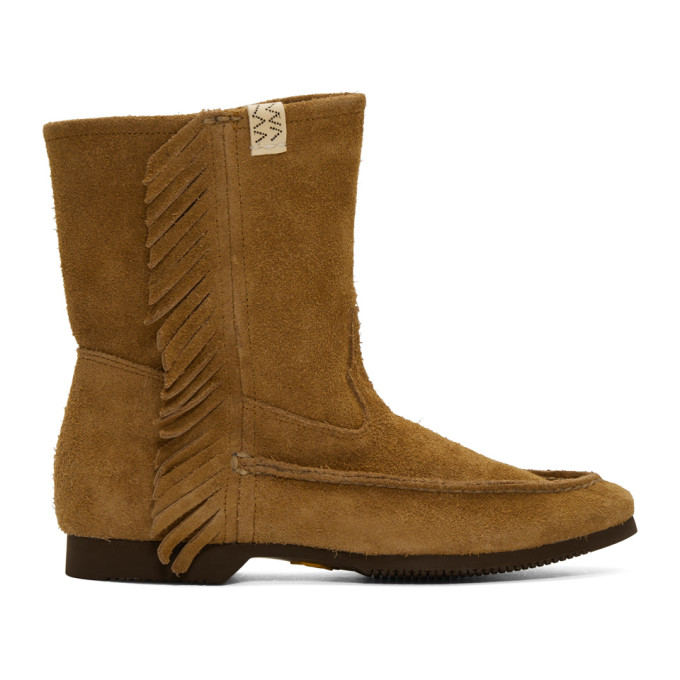 Visvim Tan Nakona Folk Boots