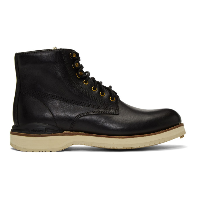 VISVIM VISVIM BLACK VIRGIL FOLK BOOTS