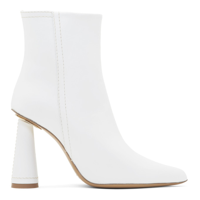 Jacquemus White Les Bottes Toula Boots