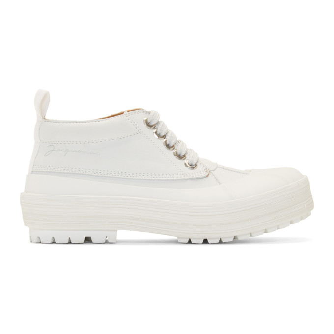 Jacquemus White Les Meuniers Boots