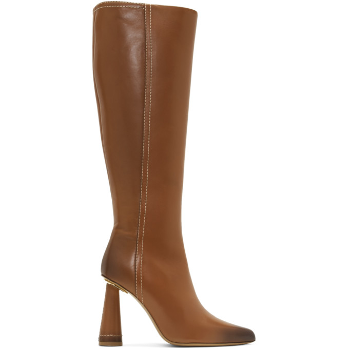 Jacquemus Tan Les Bottes Leon Hautes Boots