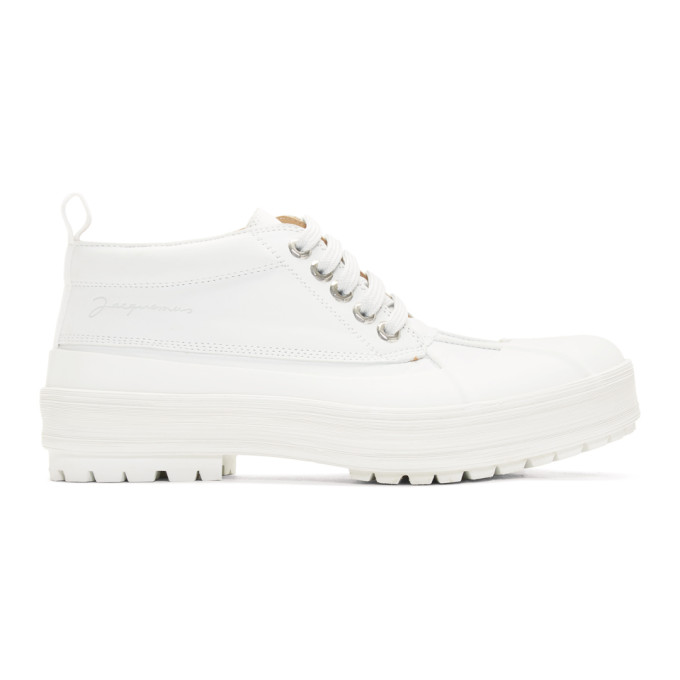 Jacquemus White Les Meuniers Boots