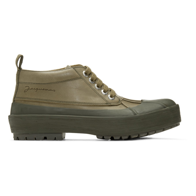 Jacquemus Khaki Les Meuniers Boots