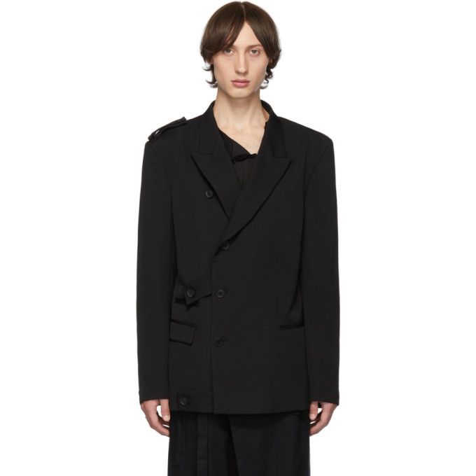 Click to view more detailed imagery on our partner's website Yohji Yamamoto Black Tension Blazer