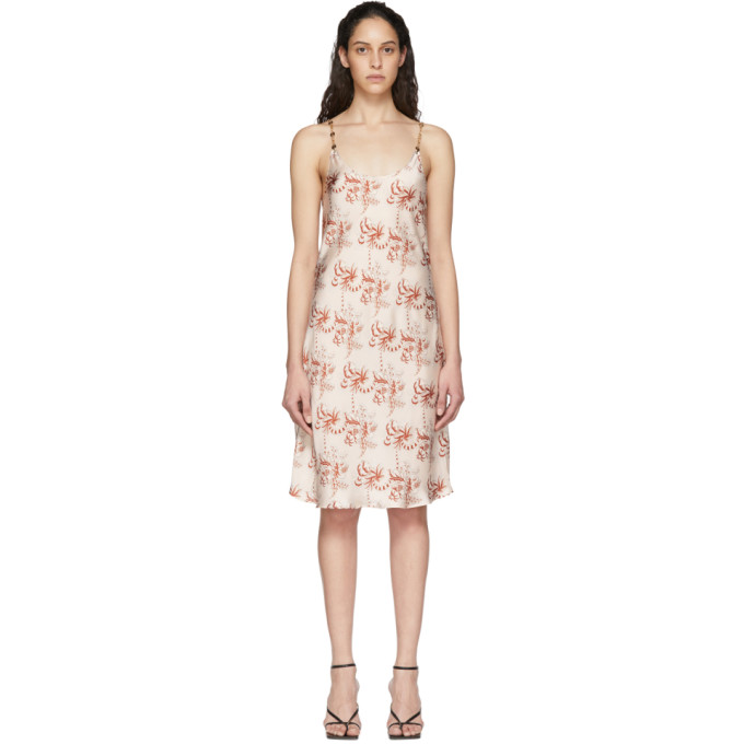 Paco Rabanne Beige Printed Dress