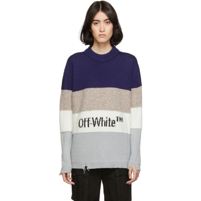 Off-White Blue OW Sweater