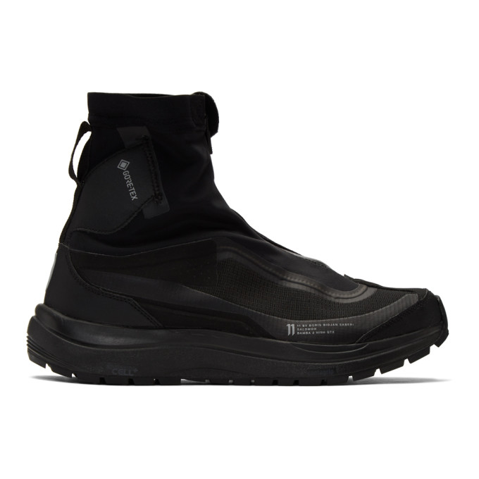 11 BY BORIS BIDJAN SABERI 11 BY BORIS BIDJAN SABERI BLACK SALOMON EDITION BAMBA 2 HIGH-TOP SNEAKERS