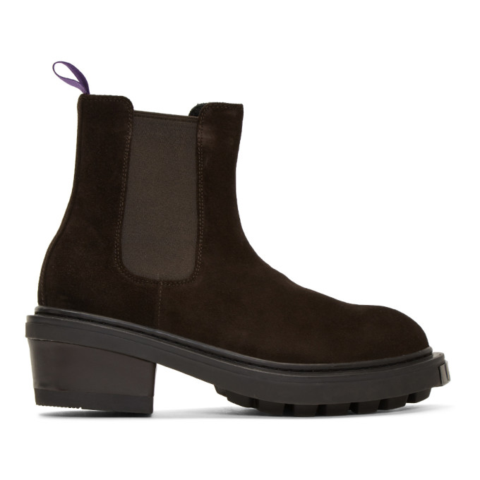 Eytys Brown Suede Nikita Chelsea Boots