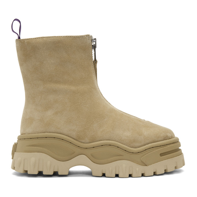 Eytys Tan Suede Raven Boots