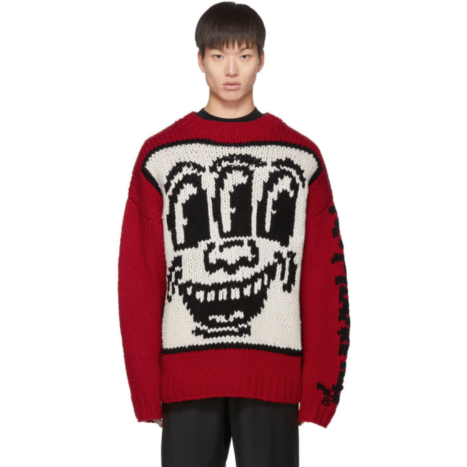 ETUDES STUDIO RED KEITH HARING EDITION KNIT jumper