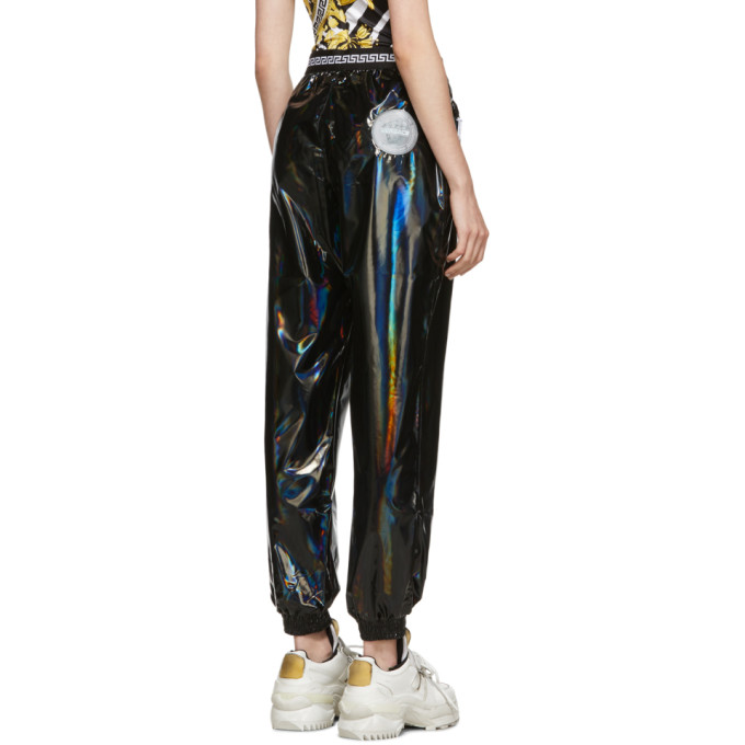 VERSACE VERSACE UNDERWEAR BACK VINYL IRIDESCENT LOUNGE PANTS