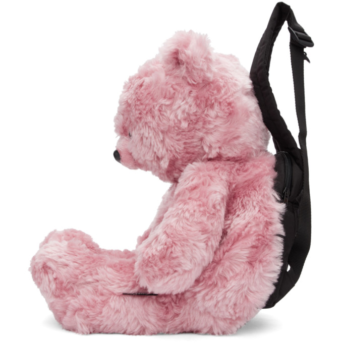 VETEMENTS PINK TEDDY BEAR BACKPACK
