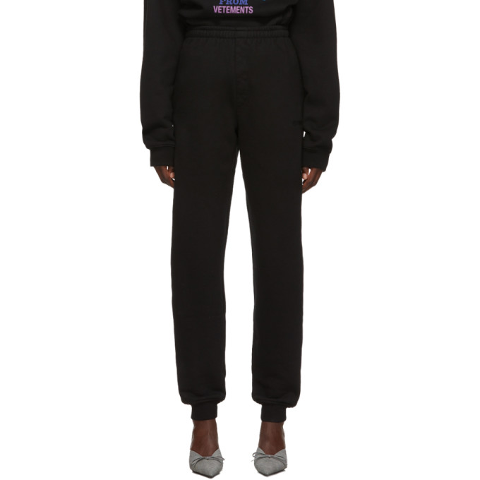 Vetements Pants VETEMENTS BLACK NEW CLASSIC LOUNGE PANTS