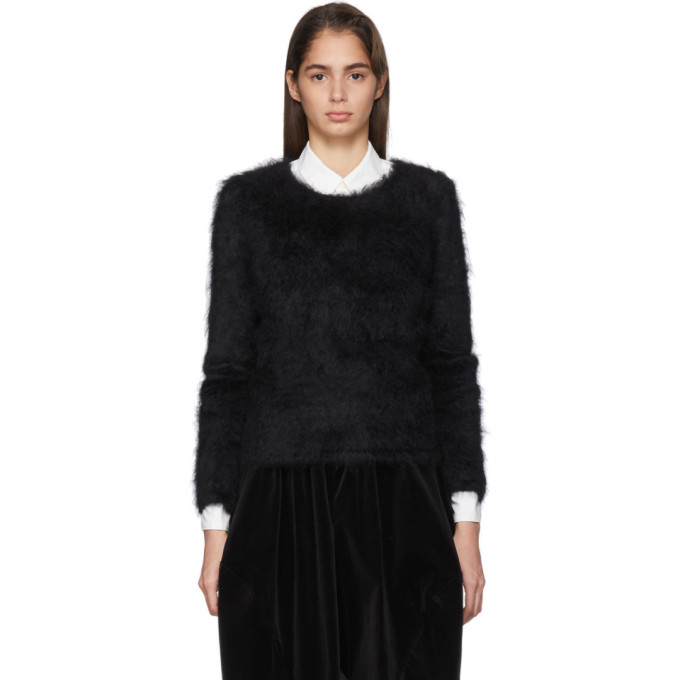 Comme Des Garçons Comme Des Garçons Comme Des Garcons Comme Des Garcons Black Mohair Sweater In 1 Black