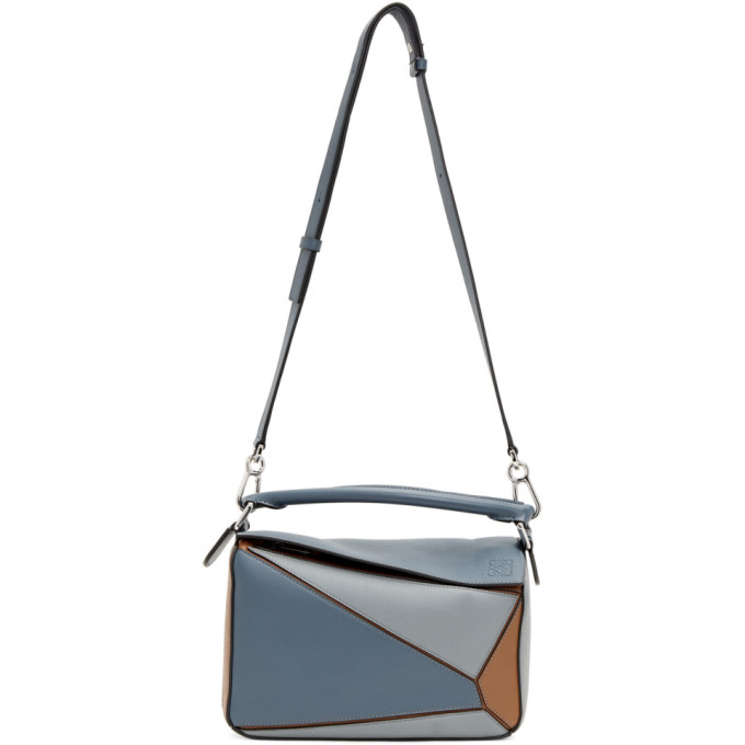 loewe small puzzle bag tan