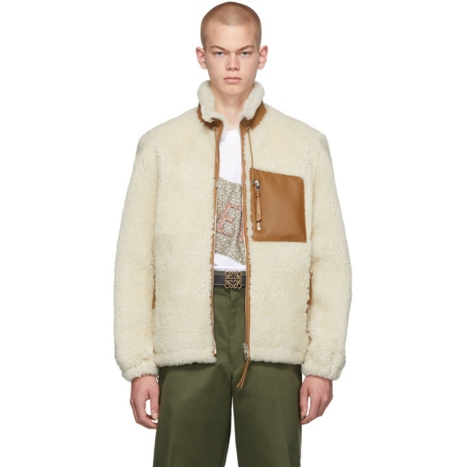 loewe shearling jacket