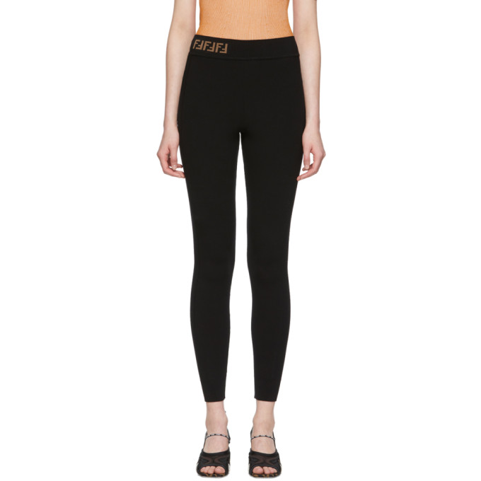 fendi black leggings