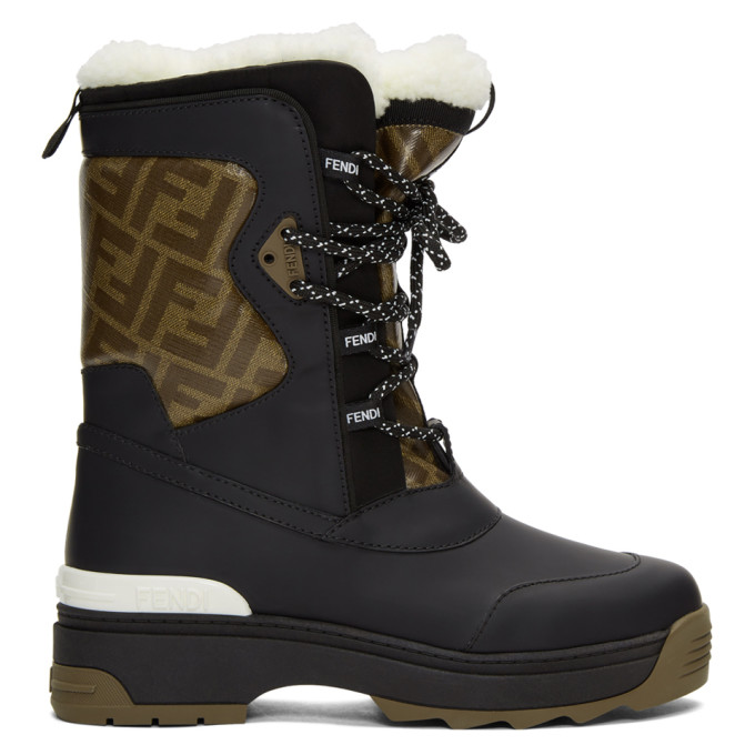 Fendi Black Ski Boots