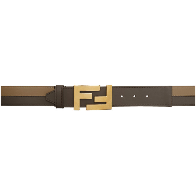 fendi gold belt