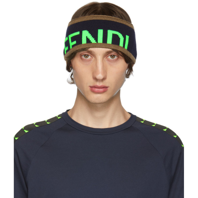 blue fendi headband