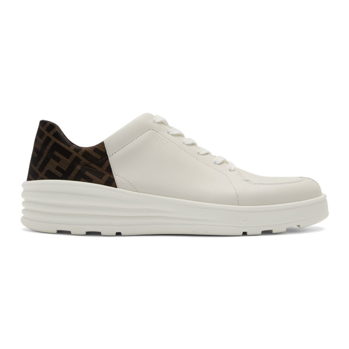 Fendi White Forever Fendi Hybrid Sneakers