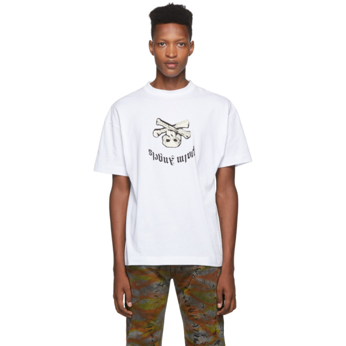 palm angels skull t shirt