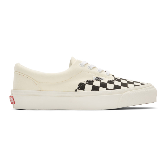 vans era black white checkerboard