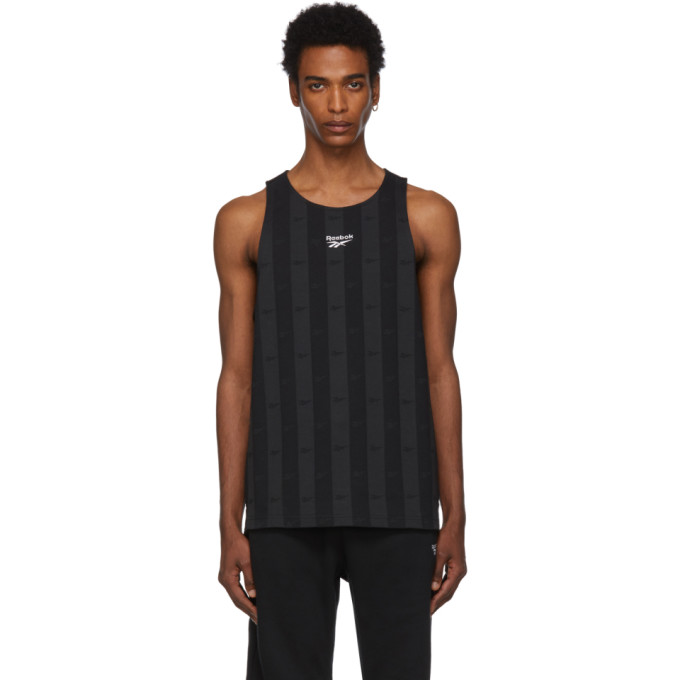 Reebok Classics Black V Logo Tank Top