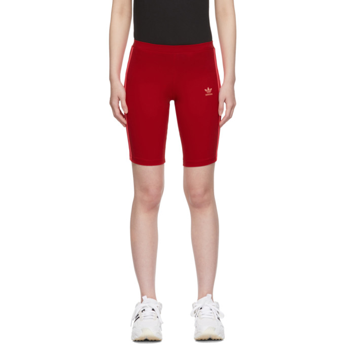 red adidas bike shorts