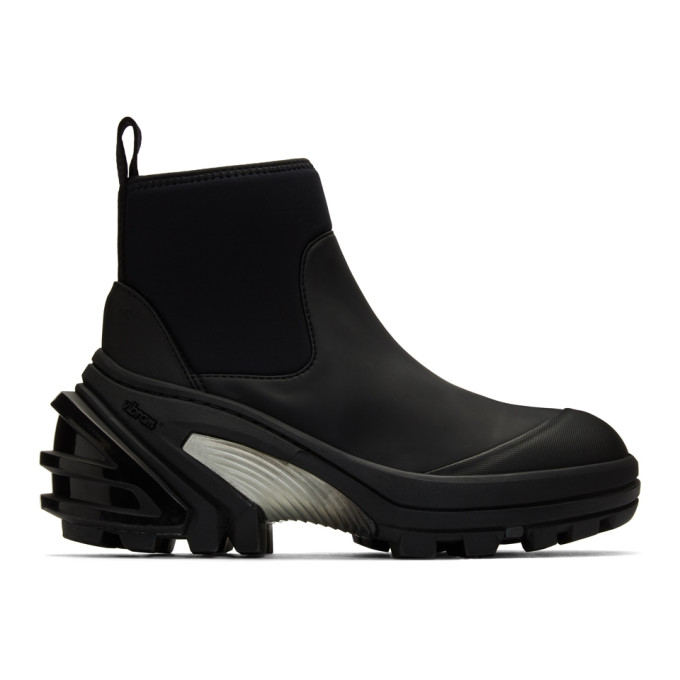1017 ALYX 9SM Black Fixed Sole Mid Boots