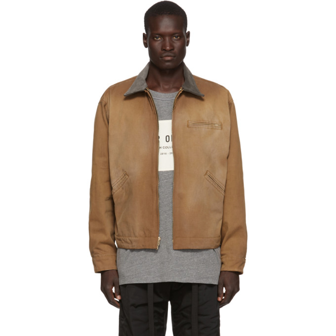 fear of god canvas work jacket