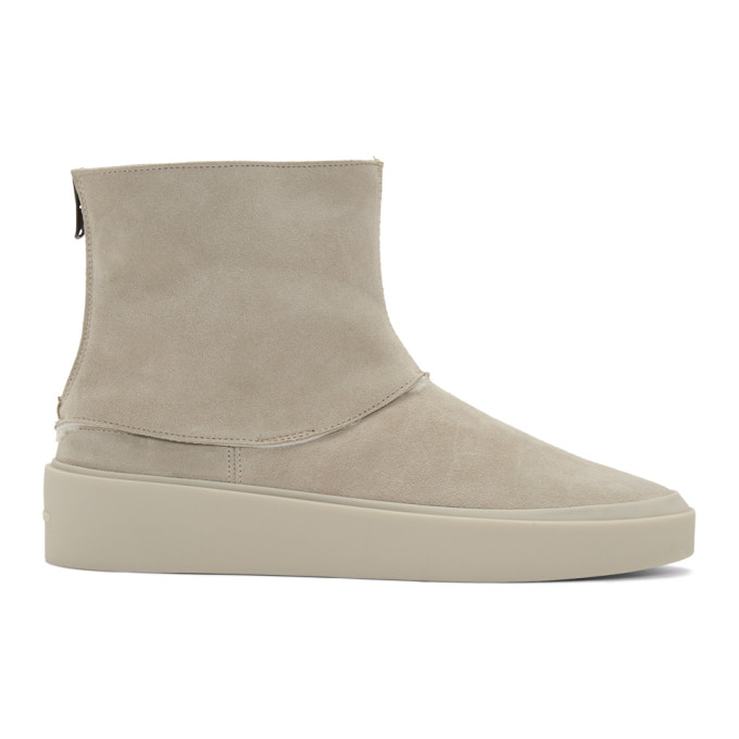 Fear of God Grey Polar Wolf High Boots