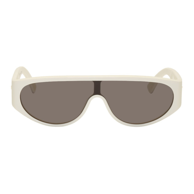 Bottega Veneta White Mask Sunglasses