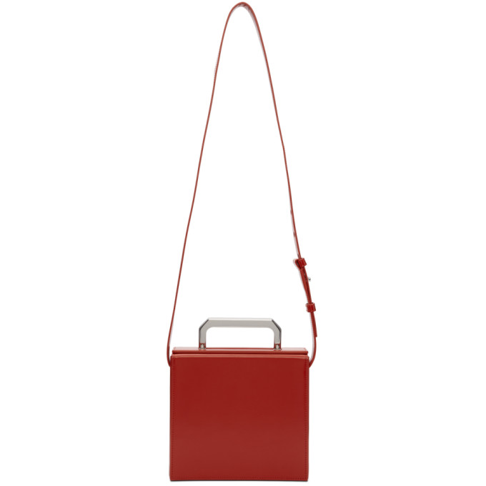 Bottega Veneta Red Mini Trunk Bag In 8913 Red