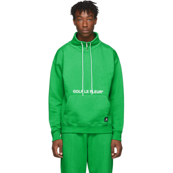 green golf hoodie