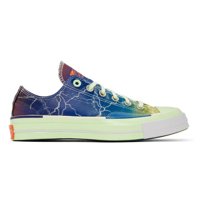 CONVERSE CONVERSE BLUE AND GREEN CHUCK 70 PIGALLE SNEAKERS