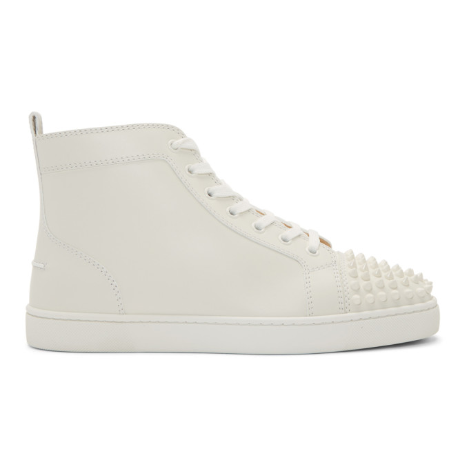 Click to view more detailed imagery on our partner's website Christian Louboutin Lou Spikes In 3047 White