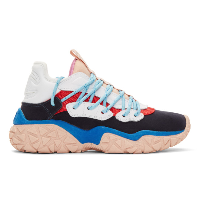 champion reverse weave white rally script sneakers