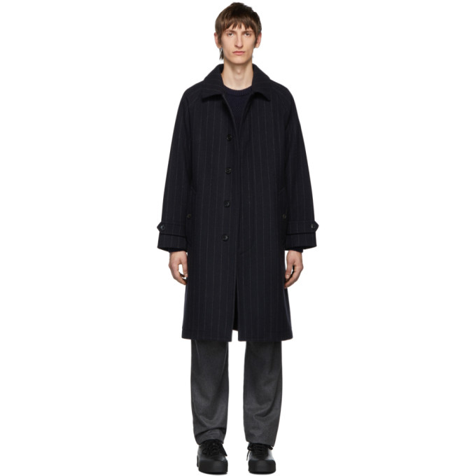 MACKINTOSH MACKINTOSH NAVY BLACKRIDGE COAT