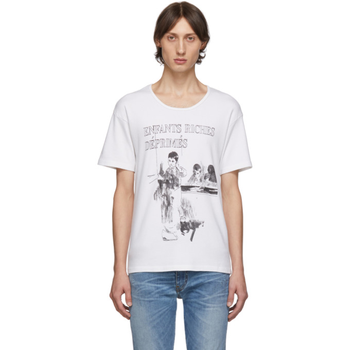 Enfants Riches Deprimes T-shirts ENFANTS RICHES DEPRIMES WHITE DEAF CHILD T-SHIRT