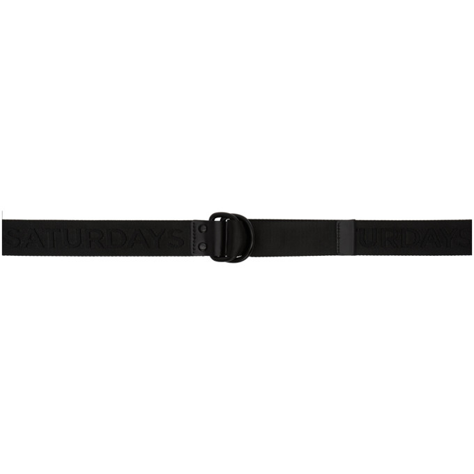 Saturdays Surf Nyc Belts SATURDAYS NYC BLACK ZACK BELT