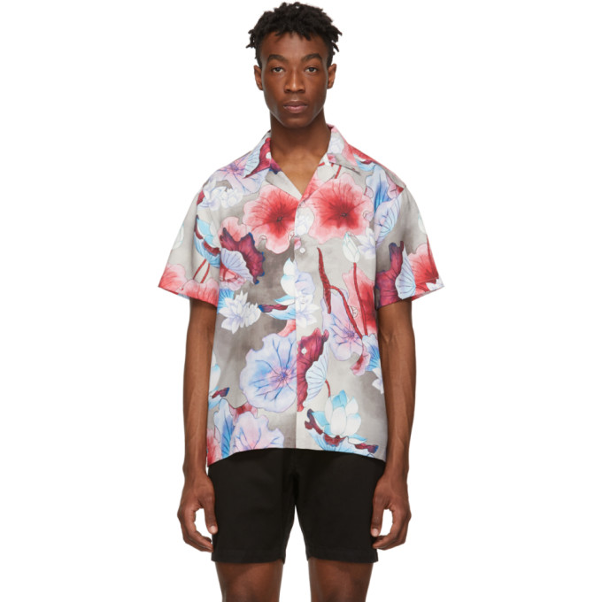 Saturdays Surf Nyc T-shirts SATURDAYS NYC MULTICOLOR CANTY SHORT SLEEVE SHIRT