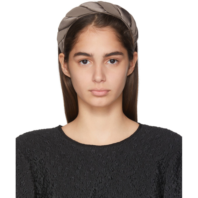 SOPHIE BUHAI SOPHIE BUHAI TAUPE CLASSIC TWISTED HEADBAND