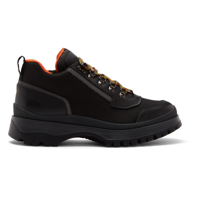 Prada Black Hybrid Hiking Boots