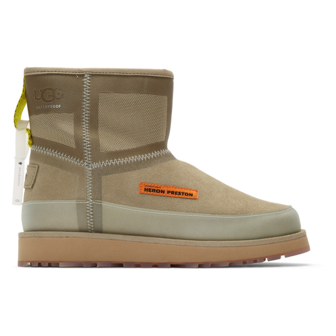 Heron Preston Beige UGG Edition Urban Tech Boots