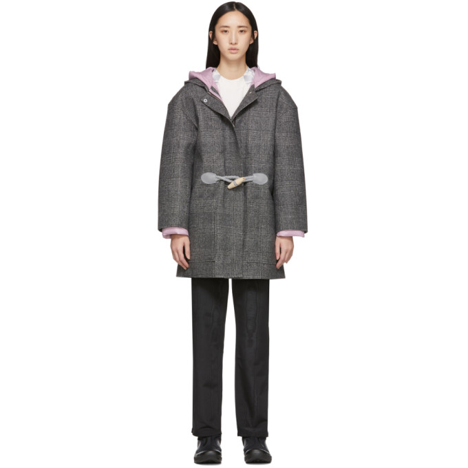 IENKI IENKI IENKI IENKI GREY DOWN WOOLMARK COAT