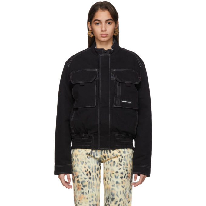 NAPA BY MARTINE ROSE NAPA BY MARTINE ROSE BLACK A-LYNX JACKET