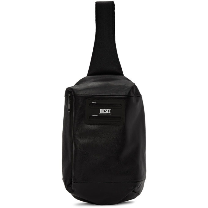 Diesel Black D-subtoryal Mono Backpack In T8013 Black