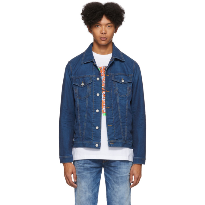 Diesel Blue Denim Hill-Ne Jacket